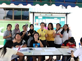 บรรยากาศการรายงานตัวเพื่อเข้าหอพักนักศึกษา
วันที่ 1 มร.สส สมุทรสงคราม