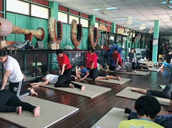 โครงการหลักสูตรนวดไทยเพื่อสุขภาพ 150
ชั่วโมงรุ่นที่ 2 บรรยายวันที่ 6
“การนวดไทยเพื่อสุขภาพทฤษฎี และฝึกปฏิบัติ
( นวดพื้นฐานแขน
ด้านนอกและด้านใน)”การนวดไทยเพื่อสุขภาพทฤษฎี
และฝึกปฏิบัติ  ( นวดพื้นฐานหลัง)