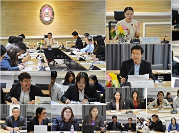 Meeting of Samut Songkhram Education
Center Personnel,  Suan Sunandha
Rajabhat University 10/2019 to be
Informed of the Policy Operational
Guidelines to Develop Work with
Potential