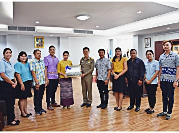 Director of Samut Songkhram Center, Suan
Sunandha Rajabhat University Led the
Personnel to Visit the Heads of
Government Agencies in Samut Songkhram
Province on the Occasion of New Year
2020
