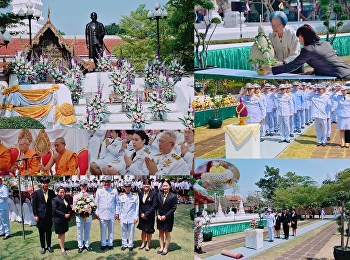 Ceremony to Pay Homage to His Majesty
the King Rama II : King Buddha Loetla
Nabhalai at King Rama II Memorial Park,
Amphawa District, Samut Songkhram in
2020