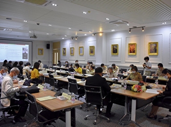 Samut Songkhram Provincial Agriculture
and Cooperatives Office in collaboration
with Samut Songkhram Education Center,
Suan Sunandha Rajabhat University Held a
Meeting of the Provincial AIC Management
Committee to Drive the Operation of the
Samut Songkhra