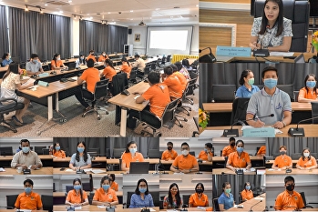 Acting Director Suan Sunandha Rajabhat
University Giving a policy to combine
energy Accelerate development to receive
indicators according to the university
strategy