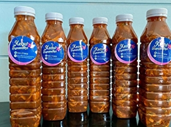 Send every day, no rest for all lovely
customers. Today the team delivered an
order # Pickled clams #Sweet Rikyu
#Three flavored crispy fish