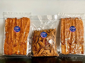 Today's delivery amount # Crispy squid #
Cured squid # Pickled shellfish #
Three-flavored white fish