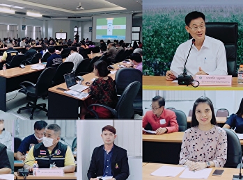 The meeting of the barge procession to
show culture according to the project to
promote tourism through the river and
nature of Samut Songkhram in Fiscal Year
2021