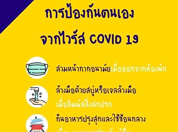 การป้องกันตนเองจากไวรัสCovid19