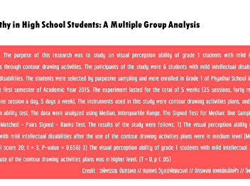 Empathy in High School Students: A
Multiple Group Analysis