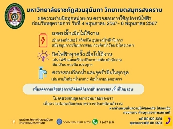 Publicize measures to prevent fires
during the long holiday.
