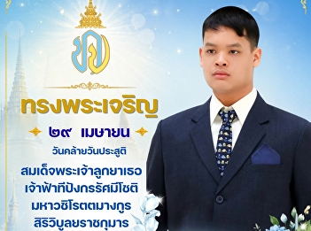 Long live His Royal Highness Prince
Dipangkorn Rasmijoti
Mahavajirotthamangkul Siri
Vibulyarajakumara, on the occasion of
his birthday, April 29th.