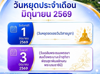 Suan Sunandha Rajabhat University, Samut
Songkhram Campus, would like to announce
the holidays for June 2026.
