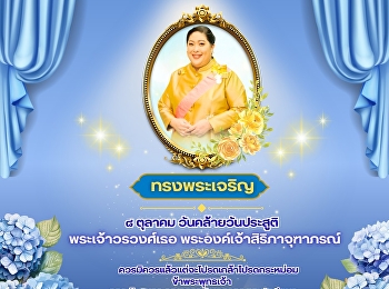 ทรงพระเจริญ ๘ ตุลาคม วันคล้ายวันประสูติ
พระเจ้าวรวงศ์เธอ
พระองค์เจ้าสิริภาจุฑาภรณ์